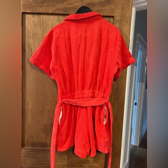 New Terry Pareo terrycloth Romper in Rossa - Picture 5 of 7